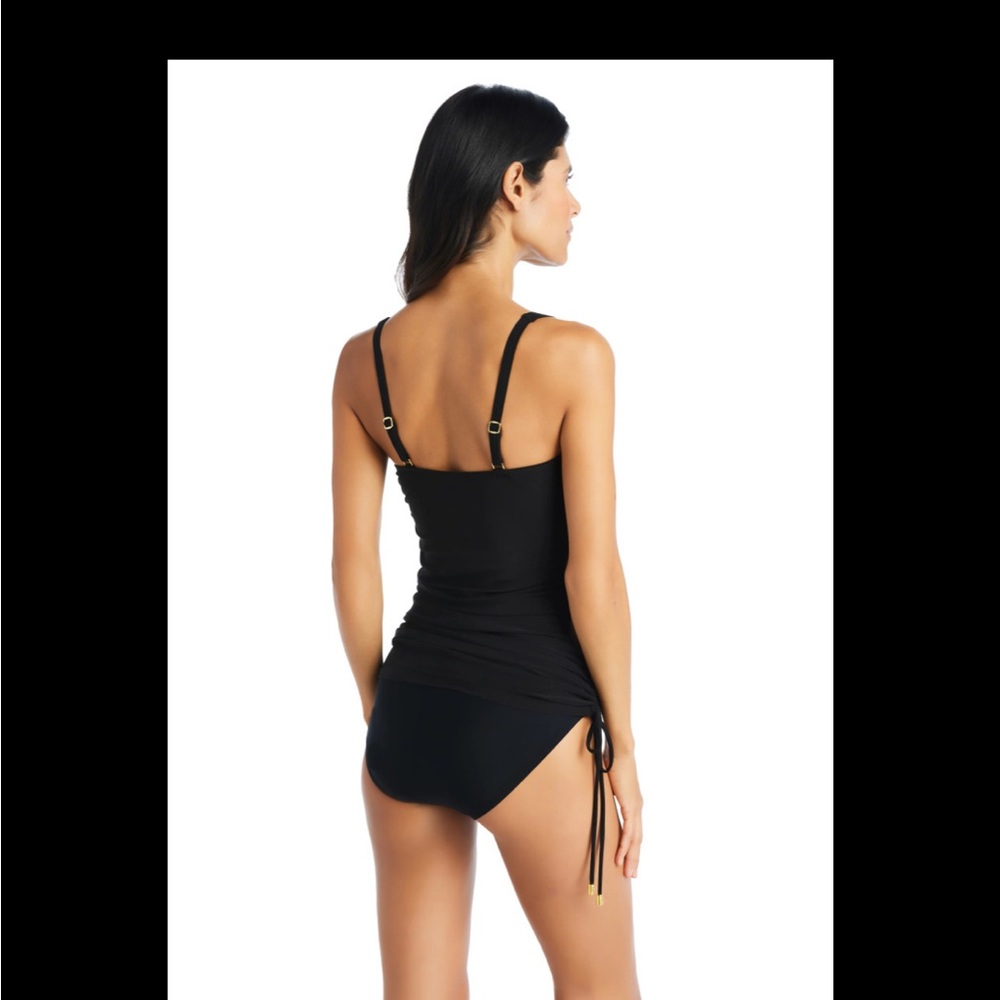 Beyond Control Tummy control‎ black one piece swimsuit adjustable dress NEW - Picture 3 of 7